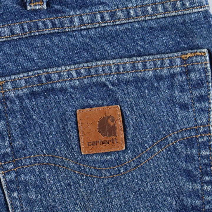 Carhartt Relaxed Fit Tapered Denim Pants for Men, W36 cotton blue type Vintage Second Hand