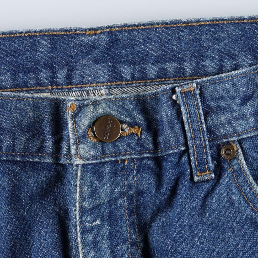 Carhartt Relaxed Fit Tapered Denim Pants for Men, W36 cotton blue type Vintage Second Hand