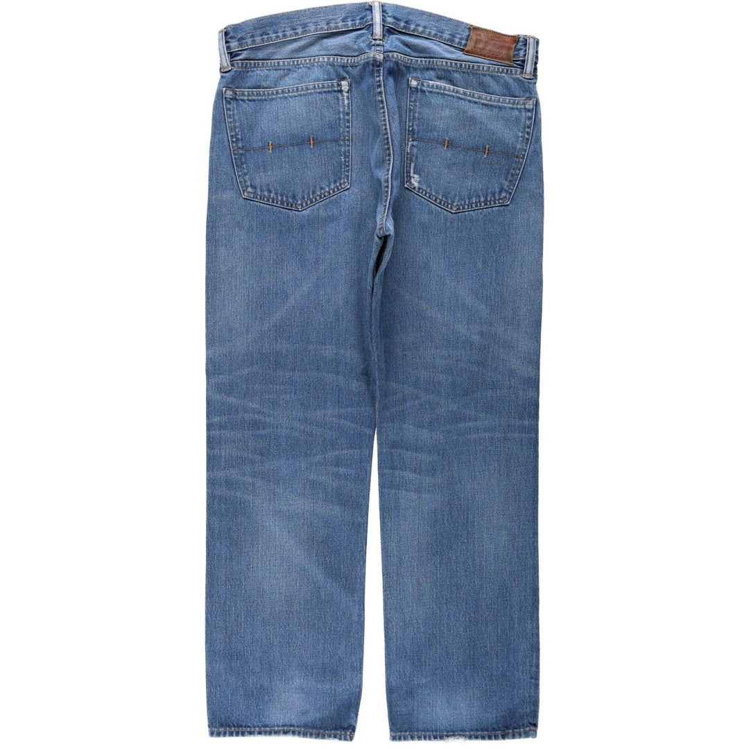 Ralph Lauren POLO RALPH LAUREN CLASSIC FIT Tapered Denim Pants, Men's W38 (approx.) cotton blue type Vintage Second Hand