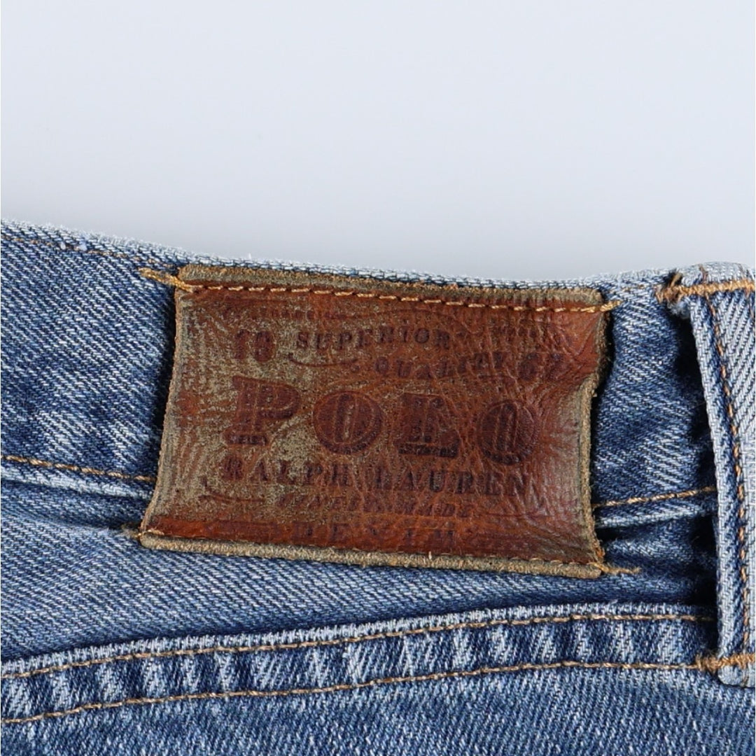 Ralph Lauren POLO RALPH LAUREN CLASSIC FIT Tapered Denim Pants, Men's W38 (approx.) cotton blue type Vintage Second Hand