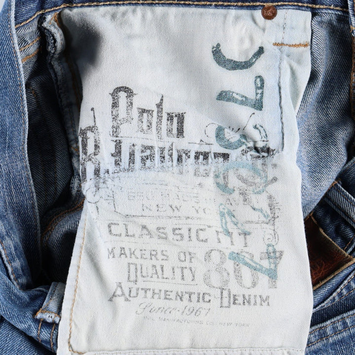 Ralph Lauren POLO RALPH LAUREN CLASSIC FIT Tapered Denim Pants, Men's W38 (approx.) cotton blue type Vintage Second Hand