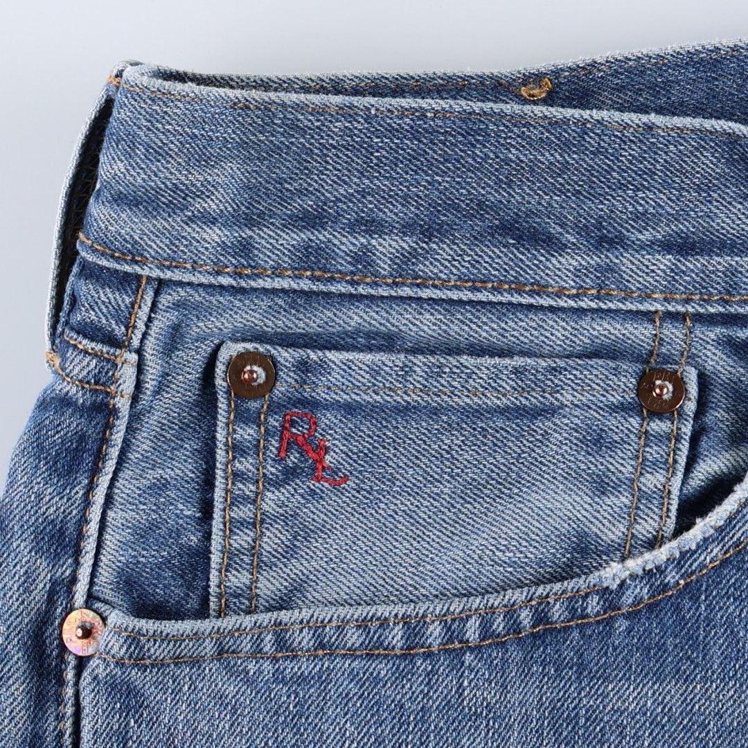 Ralph Lauren POLO RALPH LAUREN CLASSIC FIT Tapered Denim Pants, Men's W38 (approx.) cotton blue type Vintage Second Hand