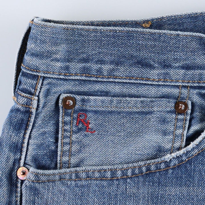 Ralph Lauren POLO RALPH LAUREN CLASSIC FIT Tapered Denim Pants, Men's W38 (approx.) cotton blue type Vintage Second Hand