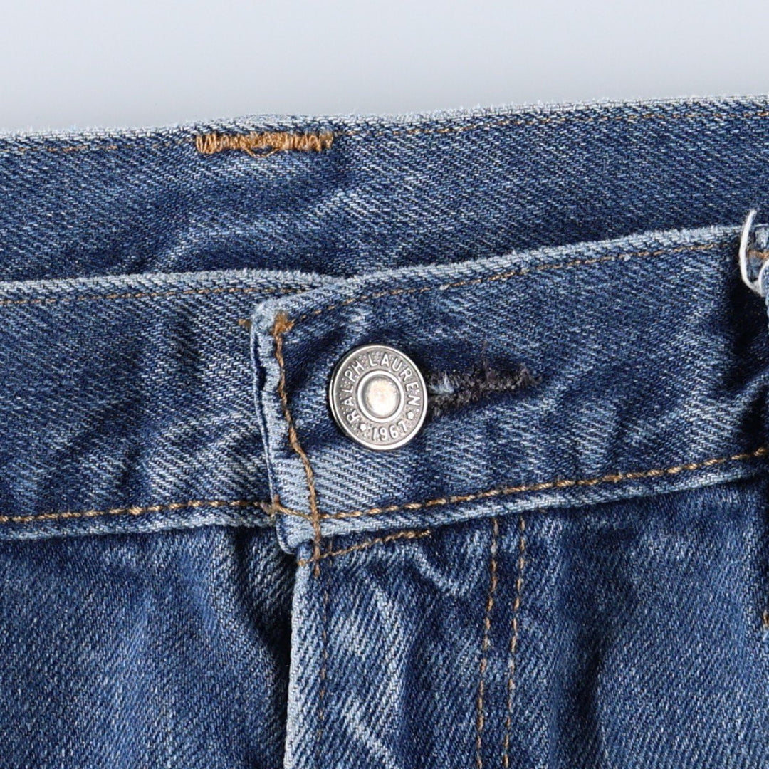 Ralph Lauren POLO RALPH LAUREN CLASSIC FIT Tapered Denim Pants, Men's W38 (approx.) cotton blue type Vintage Second Hand