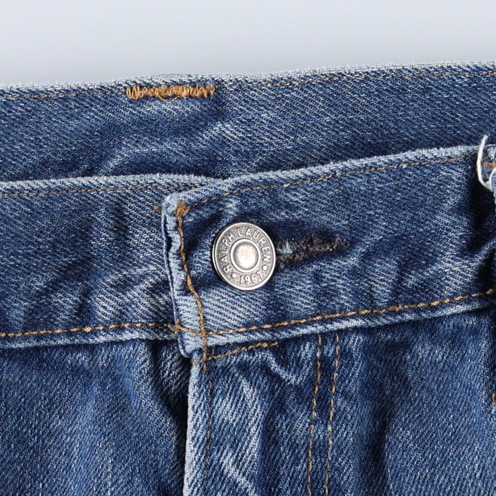Ralph Lauren POLO RALPH LAUREN CLASSIC FIT Tapered Denim Pants, Men's W38 (approx.) cotton blue type Vintage Second Hand