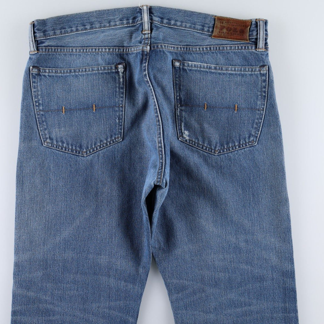 Ralph Lauren POLO RALPH LAUREN CLASSIC FIT Tapered Denim Pants, Men's W38 (approx.) cotton blue type Vintage Second Hand