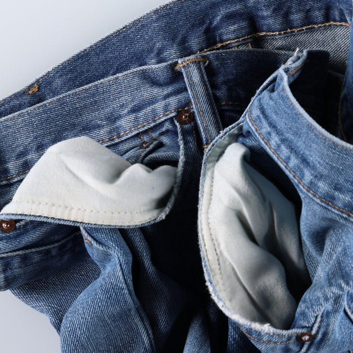 Ralph Lauren POLO RALPH LAUREN CLASSIC FIT Tapered Denim Pants, Men's W38 (approx.) cotton blue type Vintage Second Hand