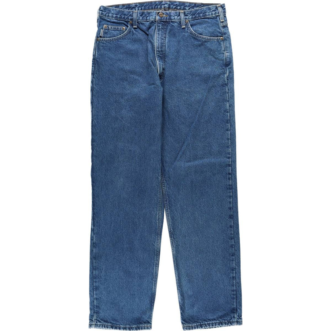 2000'S Carhartt Relaxed Fit Double Face Tapered Denim Pants, Men's W37 (approx.) cotton blue type Vintage Second Hand