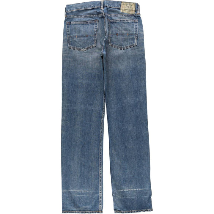 Ralph Lauren Polo Ralph Lauren Straight Denim Pants, Men's Size W33 (approx.) cotton blue type Vintage Second Hand