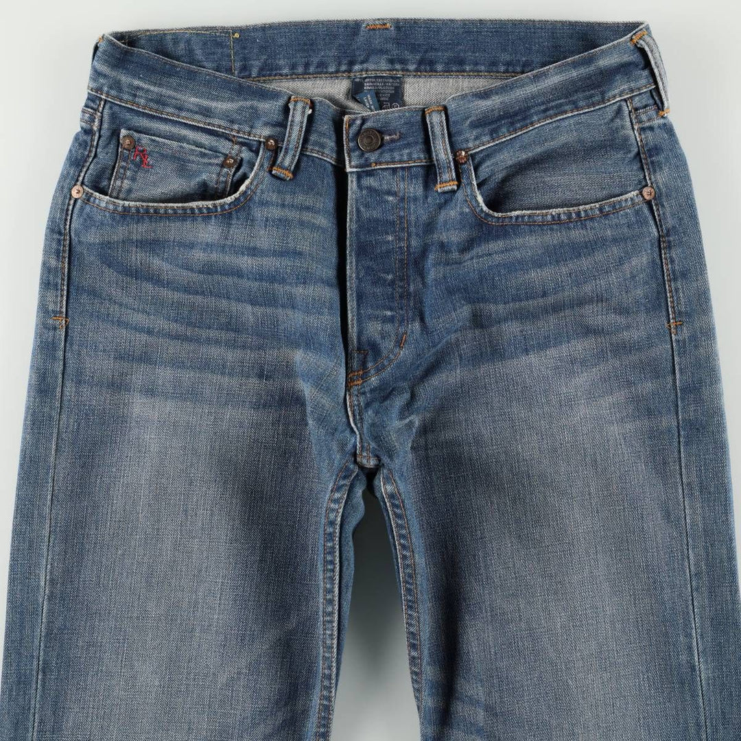Ralph Lauren Polo Ralph Lauren Straight Denim Pants, Men's Size W33 (approx.) cotton blue type Vintage Second Hand