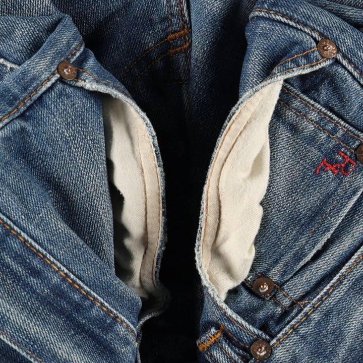 Ralph Lauren Polo Ralph Lauren Straight Denim Pants, Men's Size W33 (approx.) cotton blue type Vintage Second Hand
