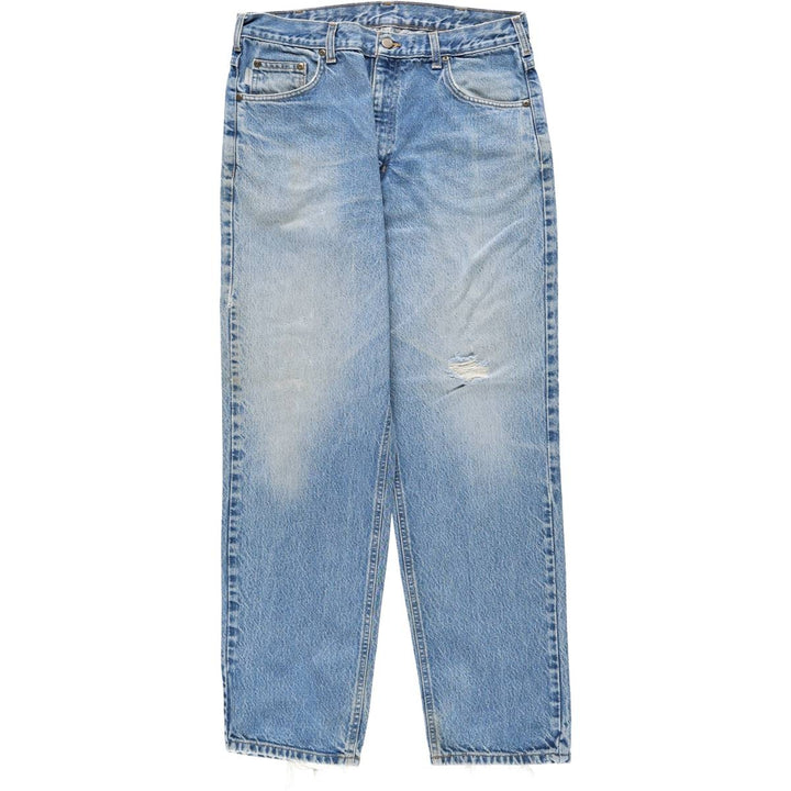 Carhartt Relaxed Fit Tapered Denim Pants for Men, W35 cotton blue type Vintage Second Hand