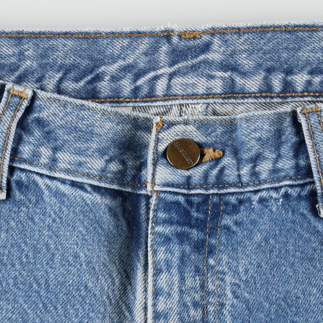Carhartt Relaxed Fit Tapered Denim Pants for Men, W35 cotton blue type Vintage Second Hand