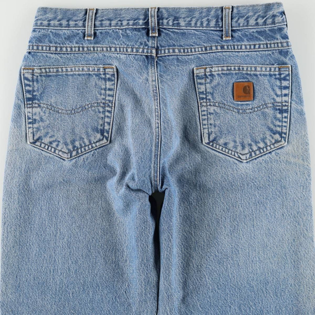 Carhartt Relaxed Fit Tapered Denim Pants for Men, W35 cotton blue type Vintage Second Hand
