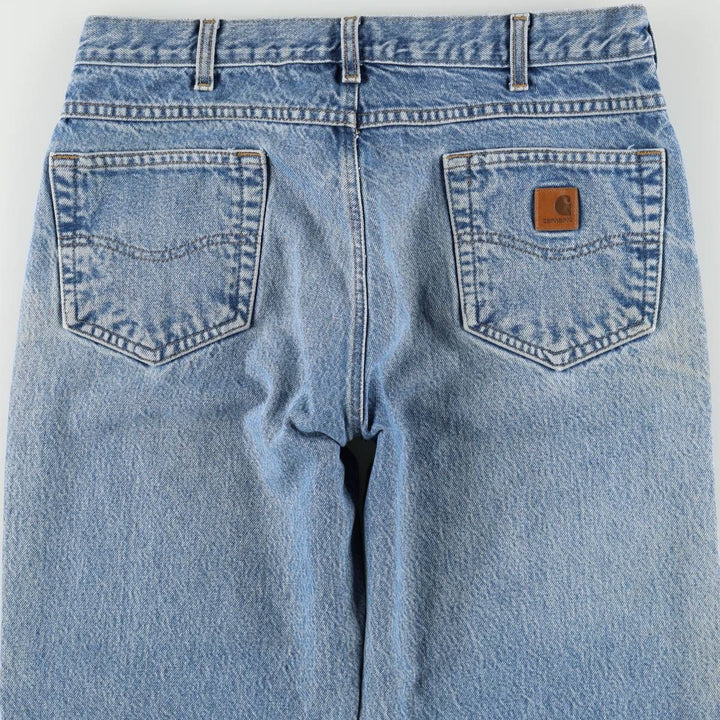 Carhartt Relaxed Fit Tapered Denim Pants for Men, W35 cotton blue type Vintage Second Hand