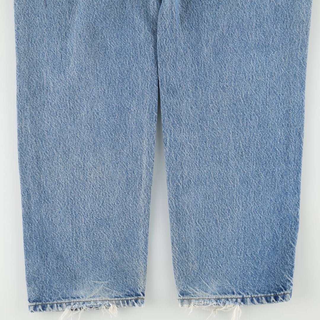 Carhartt Relaxed Fit Tapered Denim Pants for Men, W35 cotton blue type Vintage Second Hand