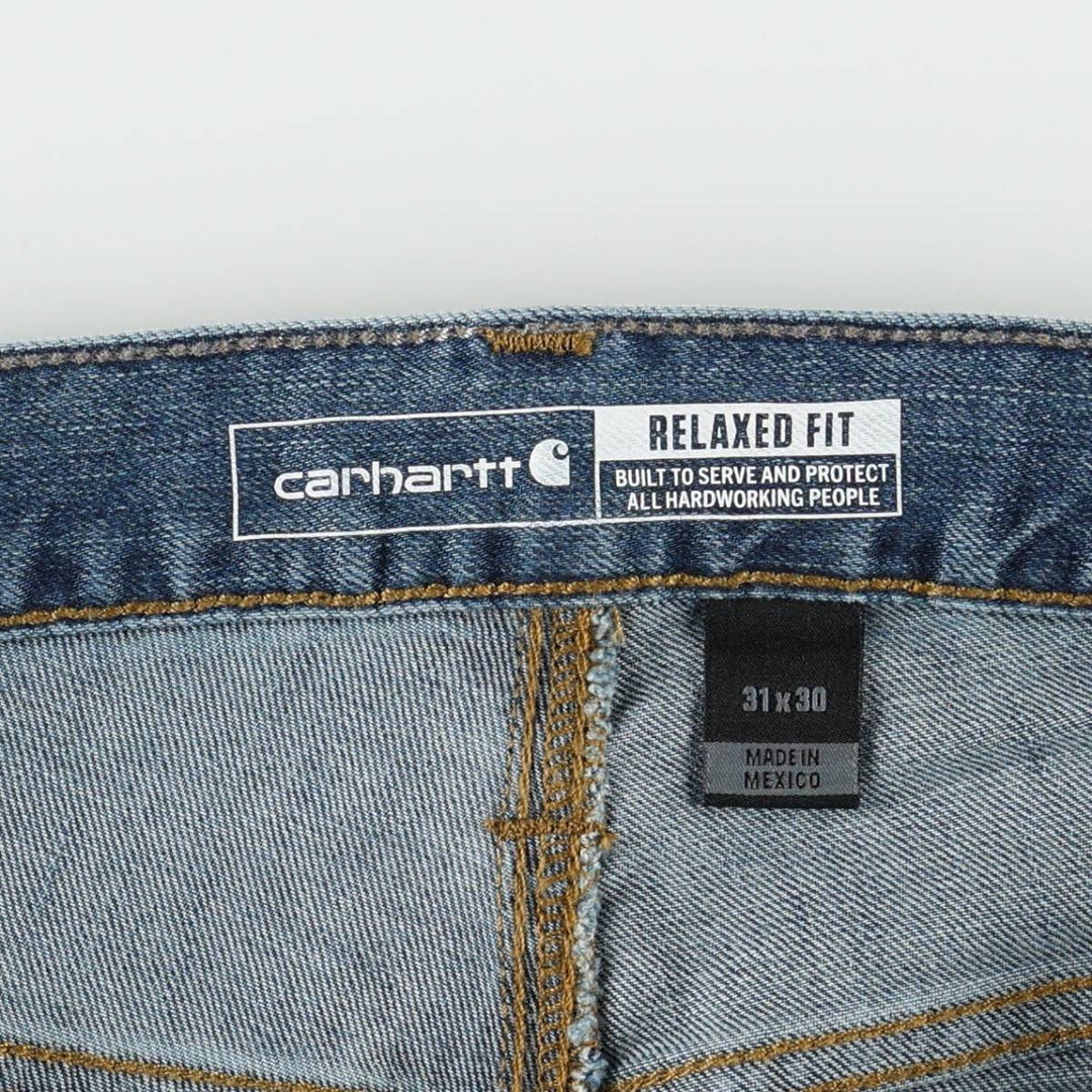 Carhartt Relaxed Fit Straight Denim Pants for Men, W31 equivalent cotton blue type Vintage Second Hand