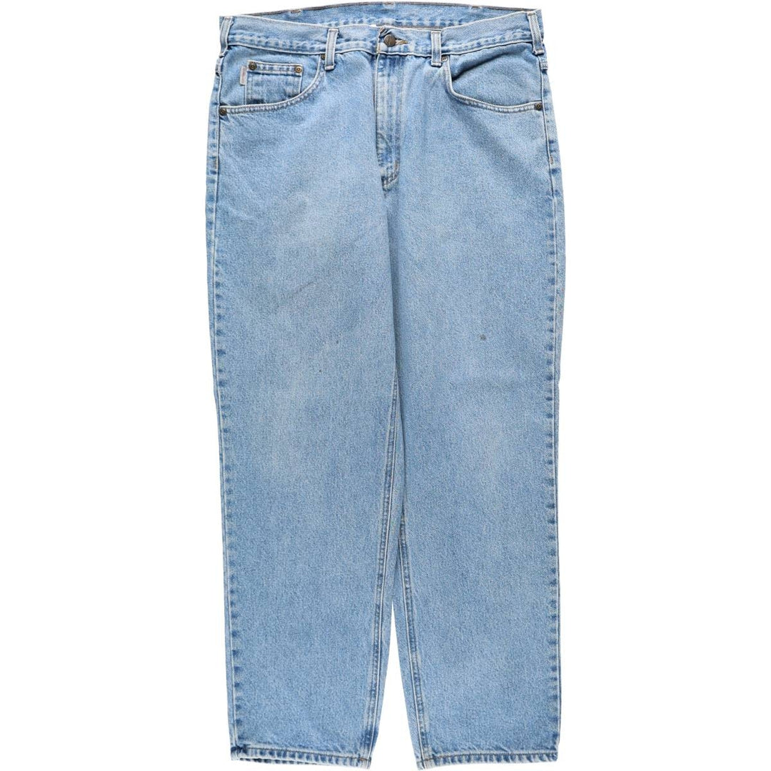 2000'S Carhartt Dungaree Fit Tapered Denim Pants, Men's W35 (approx.) cotton blue type Vintage Second Hand