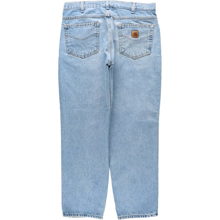 2000'S Carhartt Dungaree Fit Tapered Denim Pants, Men's W35 (approx.) cotton blue type Vintage Second Hand