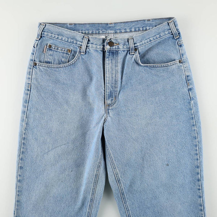 2000'S Carhartt Dungaree Fit Tapered Denim Pants, Men's W35 (approx.) cotton blue type Vintage Second Hand
