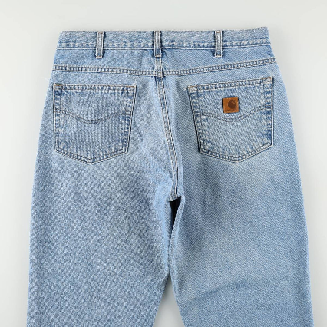 2000'S Carhartt Dungaree Fit Tapered Denim Pants, Men's W35 (approx.) cotton blue type Vintage Second Hand