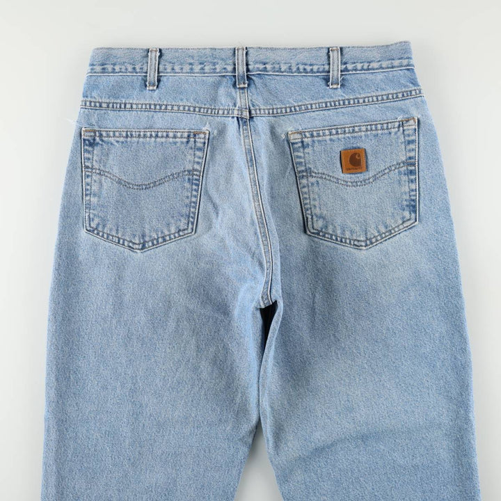 2000'S Carhartt Dungaree Fit Tapered Denim Pants, Men's W35 (approx.) cotton blue type Vintage Second Hand