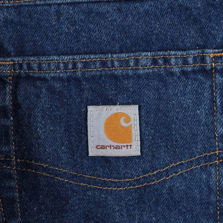 Carhartt Relaxed Fit Straight Denim Pants, Men's, Size 35 cotton blue type Vintage Second Hand