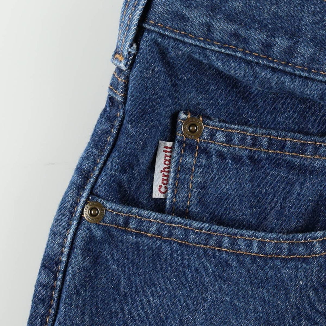 Carhartt Relaxed Fit Straight Denim Pants, Men's, Size 35 cotton blue type Vintage Second Hand