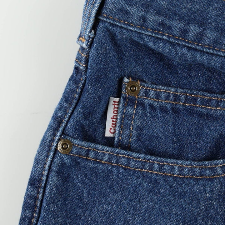 Carhartt Relaxed Fit Straight Denim Pants, Men's, Size 35 cotton blue type Vintage Second Hand
