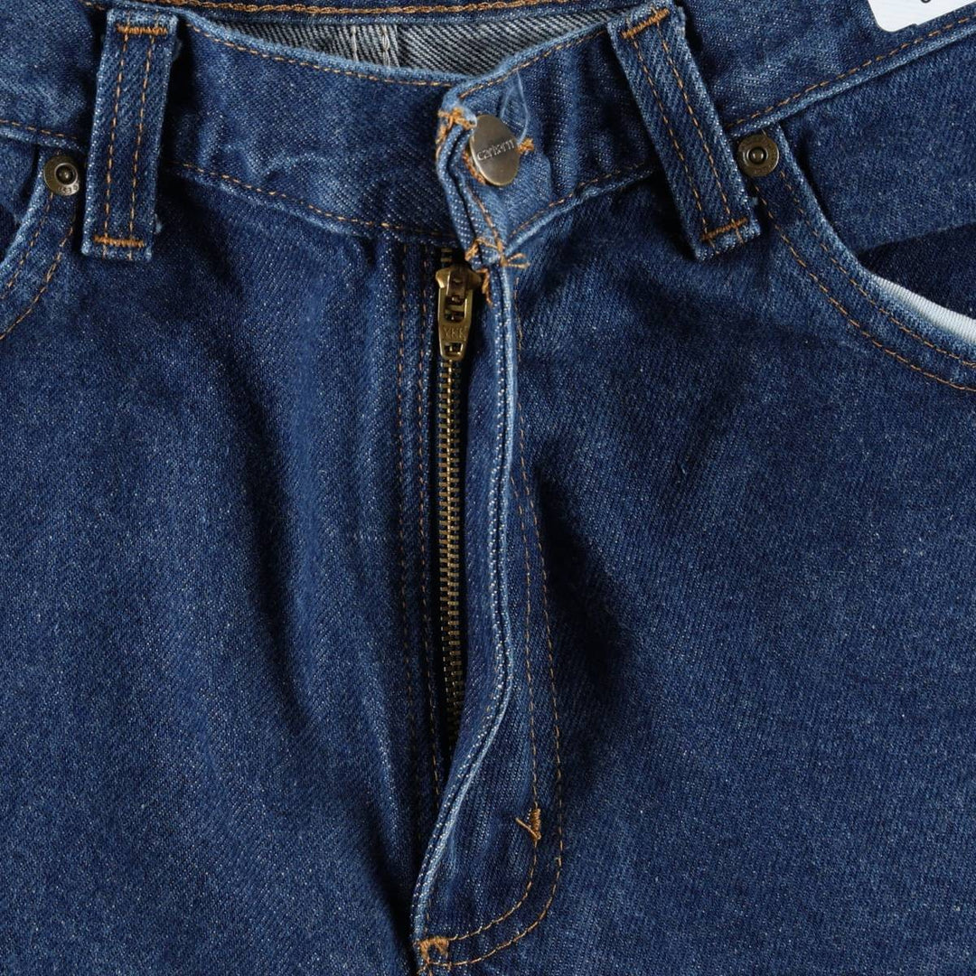 Carhartt Relaxed Fit Straight Denim Pants, Men's, Size 35 cotton blue type Vintage Second Hand