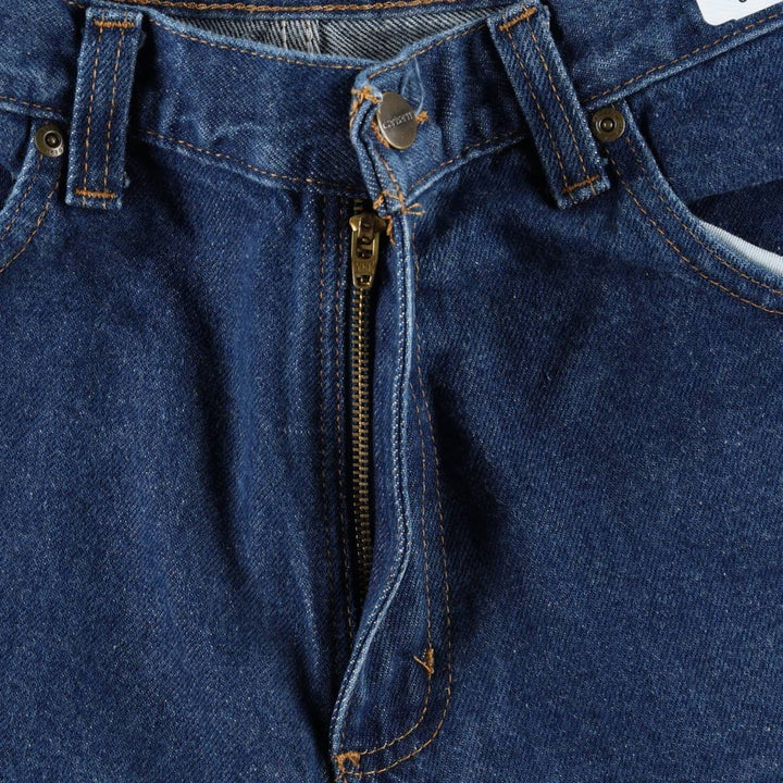 Carhartt Relaxed Fit Straight Denim Pants, Men's, Size 35 cotton blue type Vintage Second Hand
