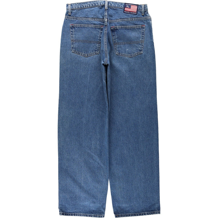 2000'S Ralph Lauren Polo Jeans Company Men's Straight Denim Pants, Size W35 cotton blue type Vintage Second Hand