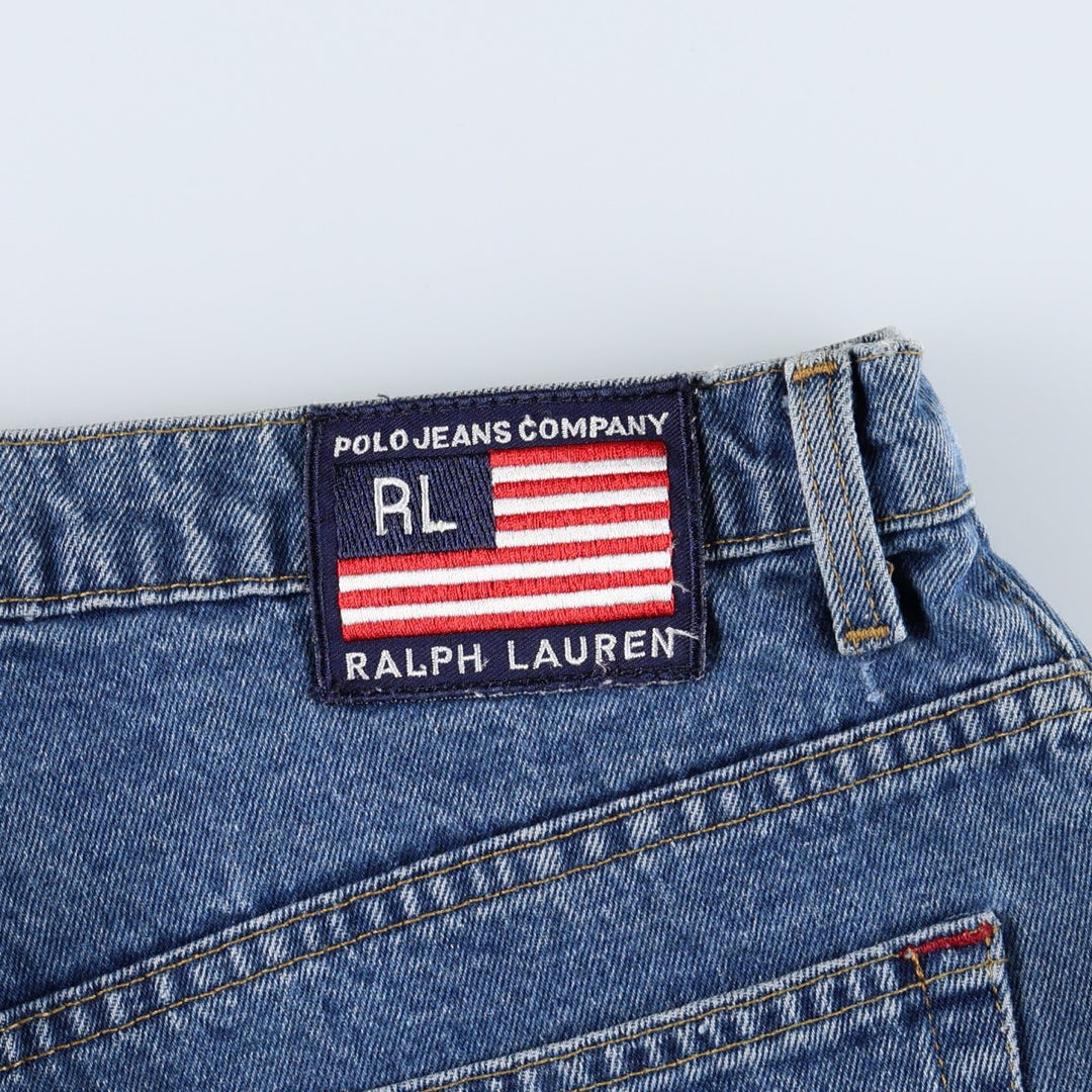 2000'S Ralph Lauren Polo Jeans Company Men's Straight Denim Pants, Size W35 cotton blue type Vintage Second Hand