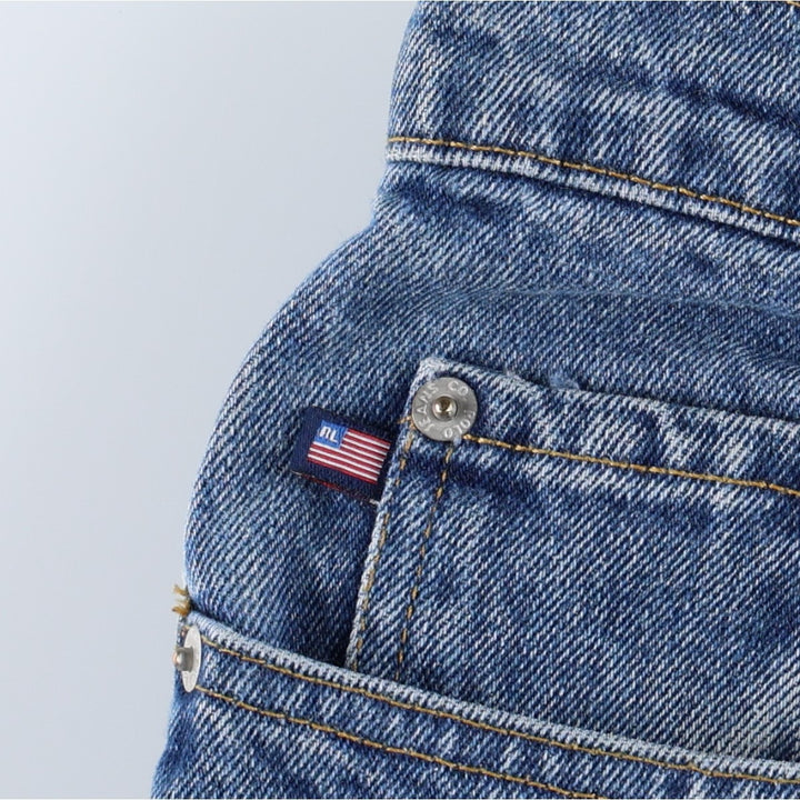 2000'S Ralph Lauren Polo Jeans Company Men's Straight Denim Pants, Size W35 cotton blue type Vintage Second Hand