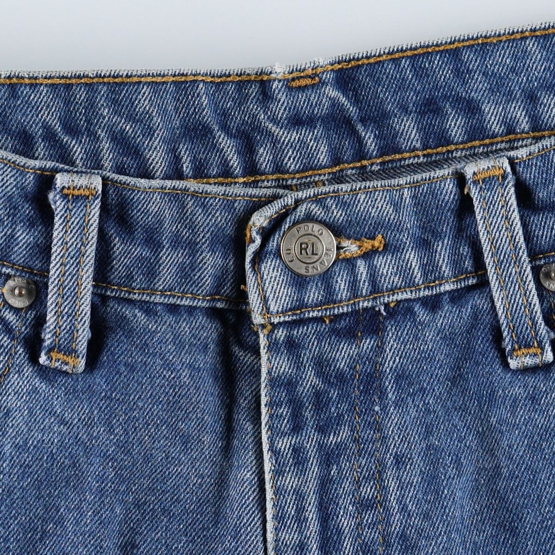 2000'S Ralph Lauren Polo Jeans Company Men's Straight Denim Pants, Size W35 cotton blue type Vintage Second Hand
