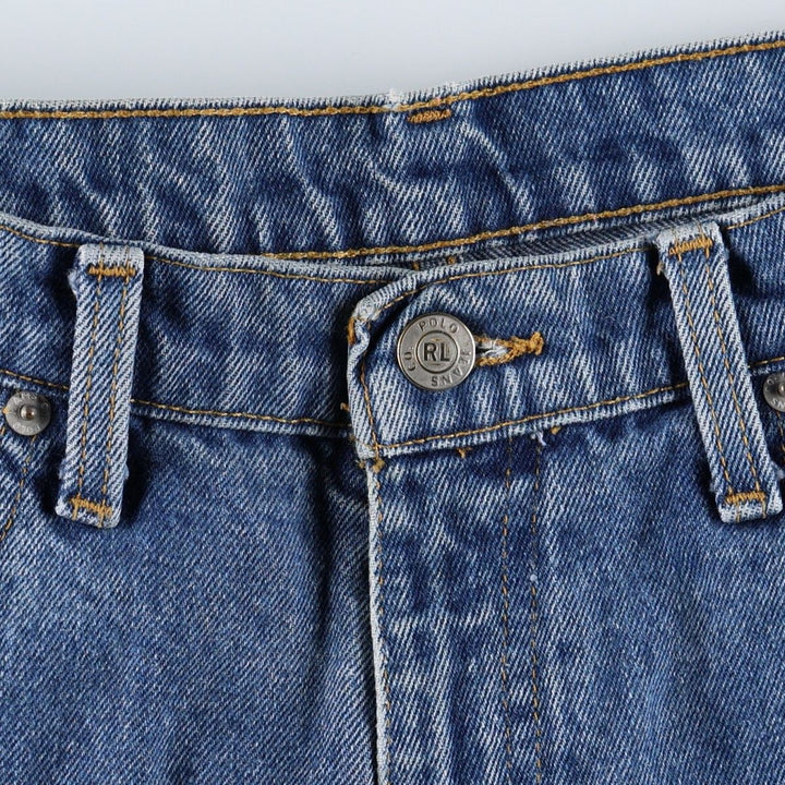 2000'S Ralph Lauren Polo Jeans Company Men's Straight Denim Pants, Size W35 cotton blue type Vintage Second Hand