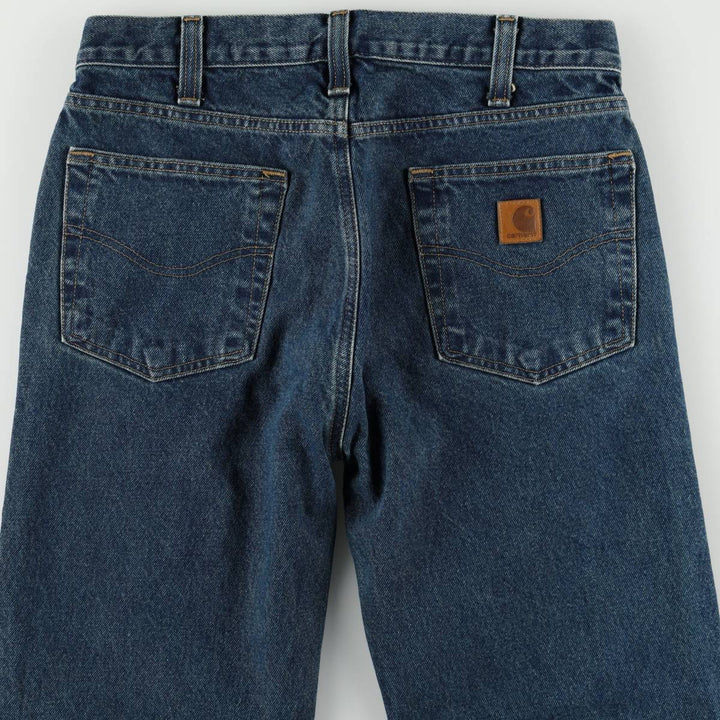 Carhartt Straight Denim Pants for Men, W32 equivalent cotton blue type Vintage Second Hand