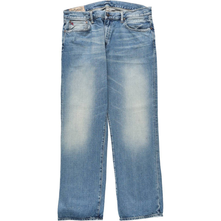 Ralph Lauren Polo Ralph Lauren Straight Denim Pants, Men's Size W36 (approx.) cotton blue type Vintage Second Hand