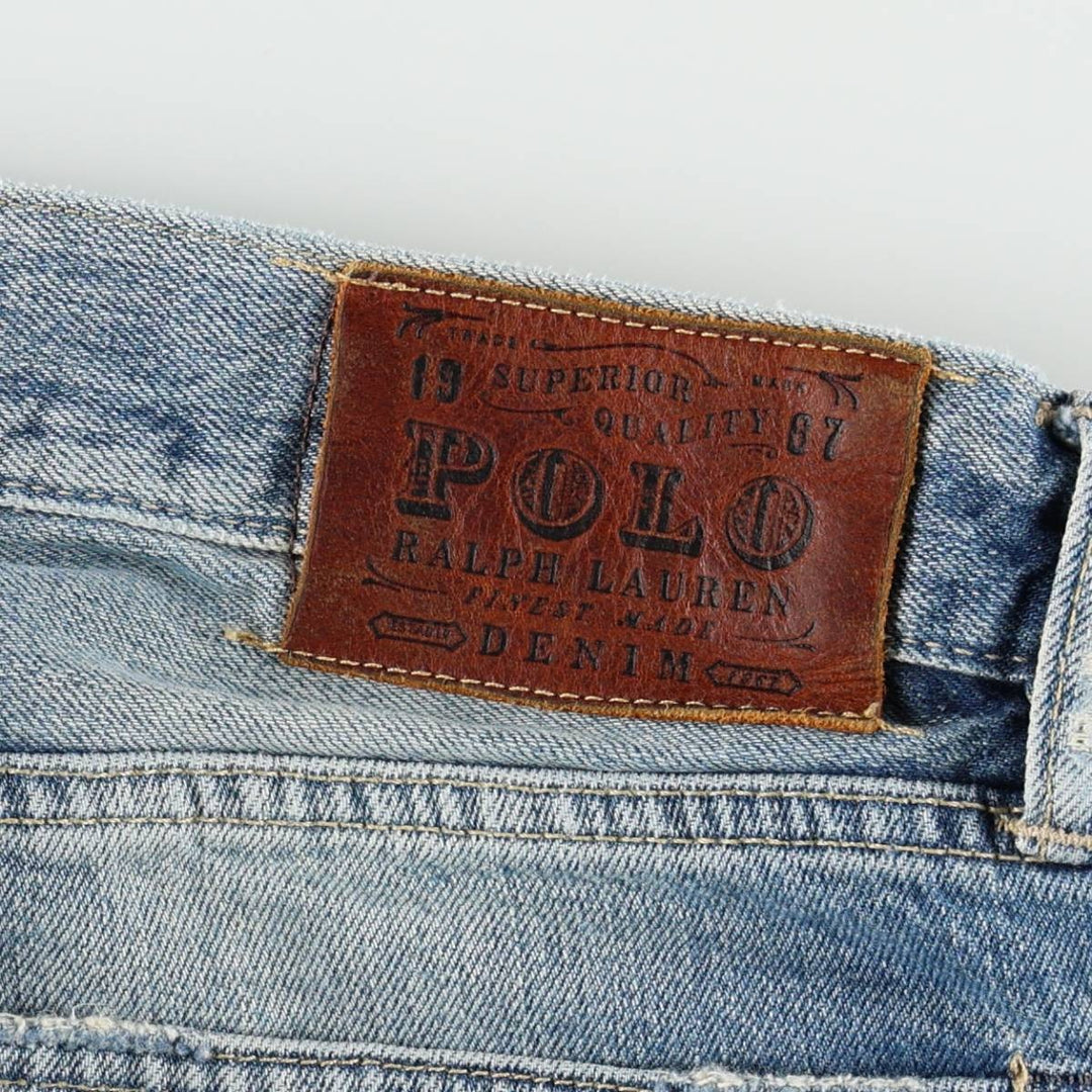 Ralph Lauren Polo Ralph Lauren Straight Denim Pants, Men's Size W36 (approx.) cotton blue type Vintage Second Hand