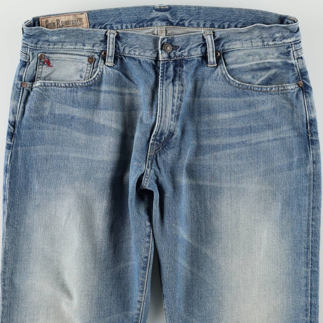 Ralph Lauren Polo Ralph Lauren Straight Denim Pants, Men's Size W36 (approx.) cotton blue type Vintage Second Hand