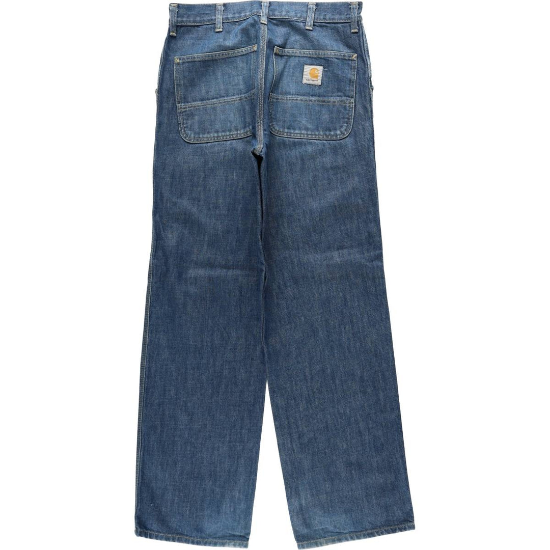 Carhartt SIMPLE PANT Straight Denim Pants, Men's W31 (approx.) cotton blue type Vintage Second Hand