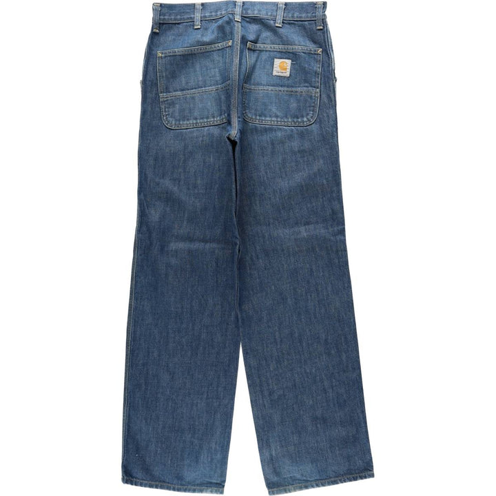 Carhartt SIMPLE PANT Straight Denim Pants, Men's W31 (approx.) cotton blue type Vintage Second Hand