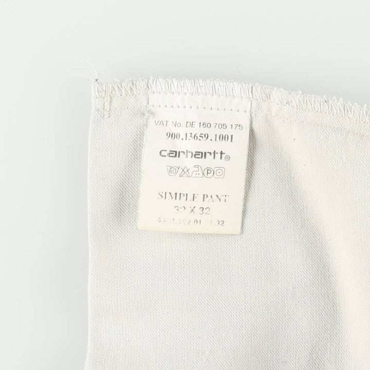 Carhartt SIMPLE PANT Straight Denim Pants, Men's W31 (approx.) cotton blue type Vintage Second Hand