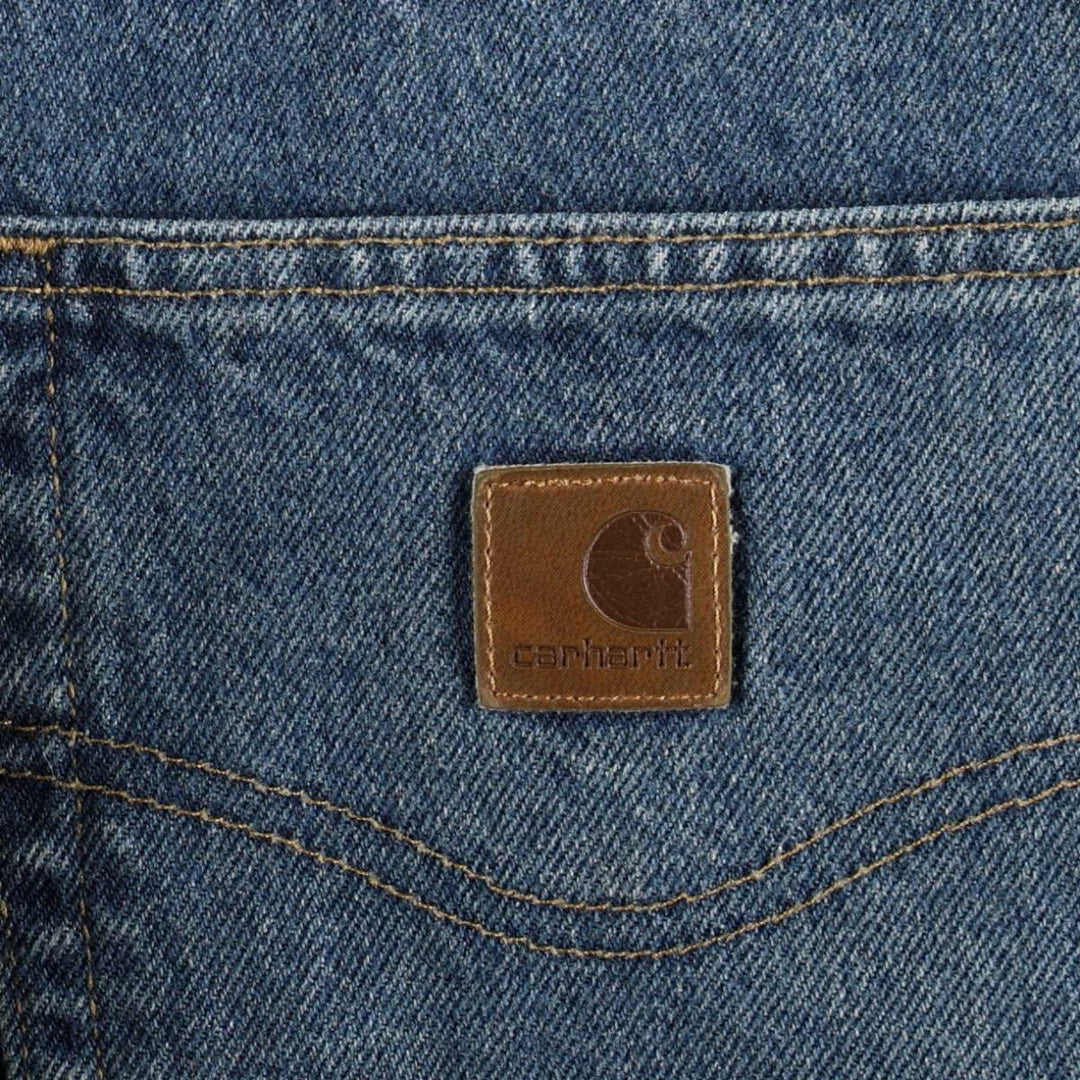 Carhartt Traditional FIT Straight Denim Pants, Men's, W36 equivalent cotton blue type Vintage Second Hand