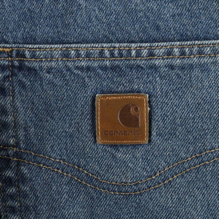 Carhartt Traditional FIT Straight Denim Pants, Men's, W36 equivalent cotton blue type Vintage Second Hand