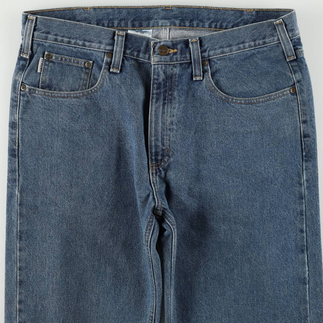 Carhartt Traditional FIT Straight Denim Pants, Men's, W36 equivalent cotton blue type Vintage Second Hand