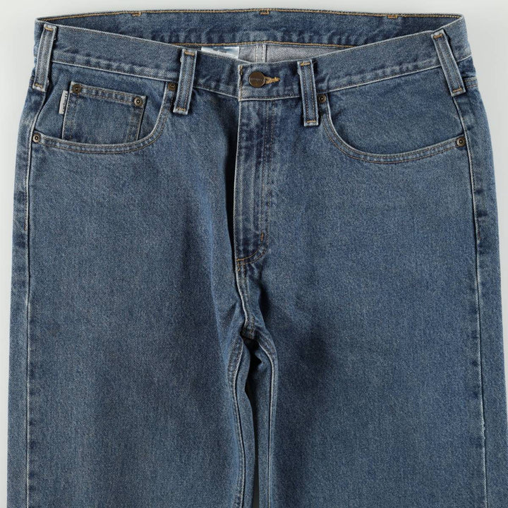 Carhartt Traditional FIT Straight Denim Pants, Men's, W36 equivalent cotton blue type Vintage Second Hand