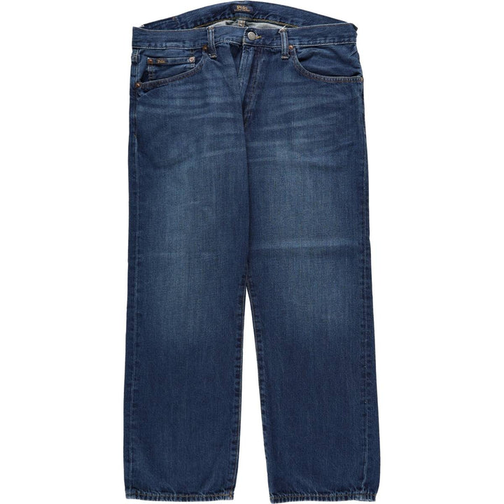 Ralph Lauren Polo Ralph Lauren Tapered Denim Pants, Men's Size W37 (approx.) cotton blue type Vintage Second Hand