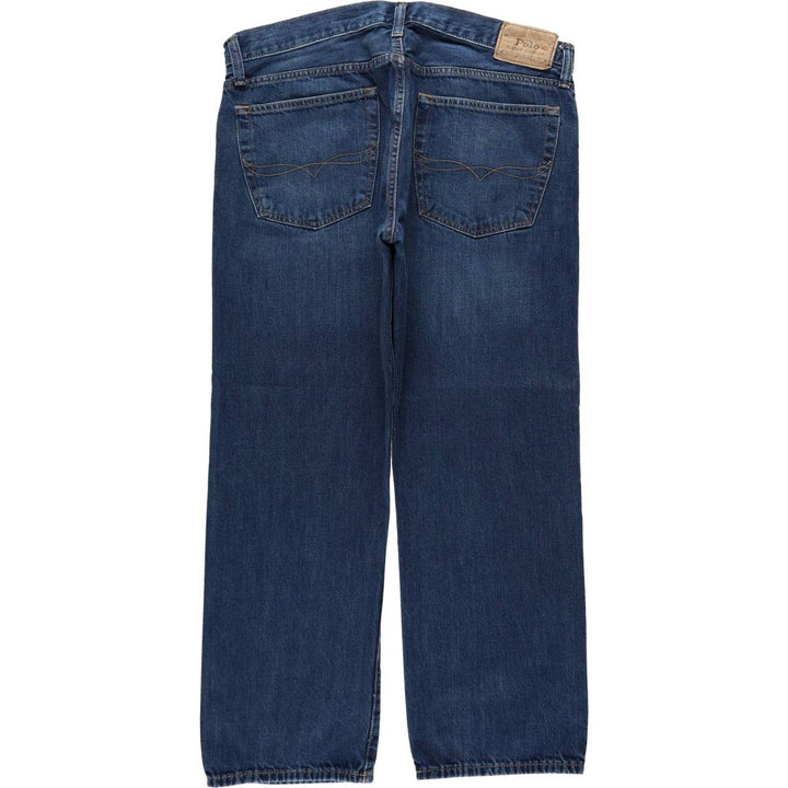 Ralph Lauren Polo Ralph Lauren Tapered Denim Pants, Men's Size W37 (approx.) cotton blue type Vintage Second Hand