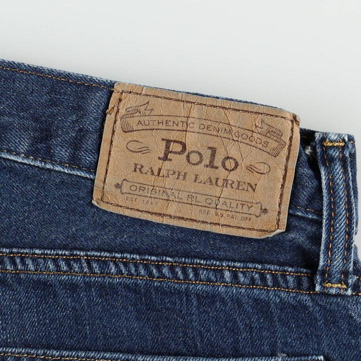 Ralph Lauren Polo Ralph Lauren Tapered Denim Pants, Men's Size W37 (approx.) cotton blue type Vintage Second Hand